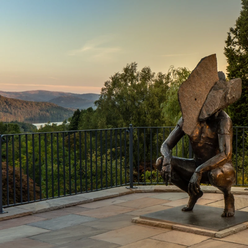 Gain perspective and be inspired by taking in the sprawling landscape and awe-inspiring art
